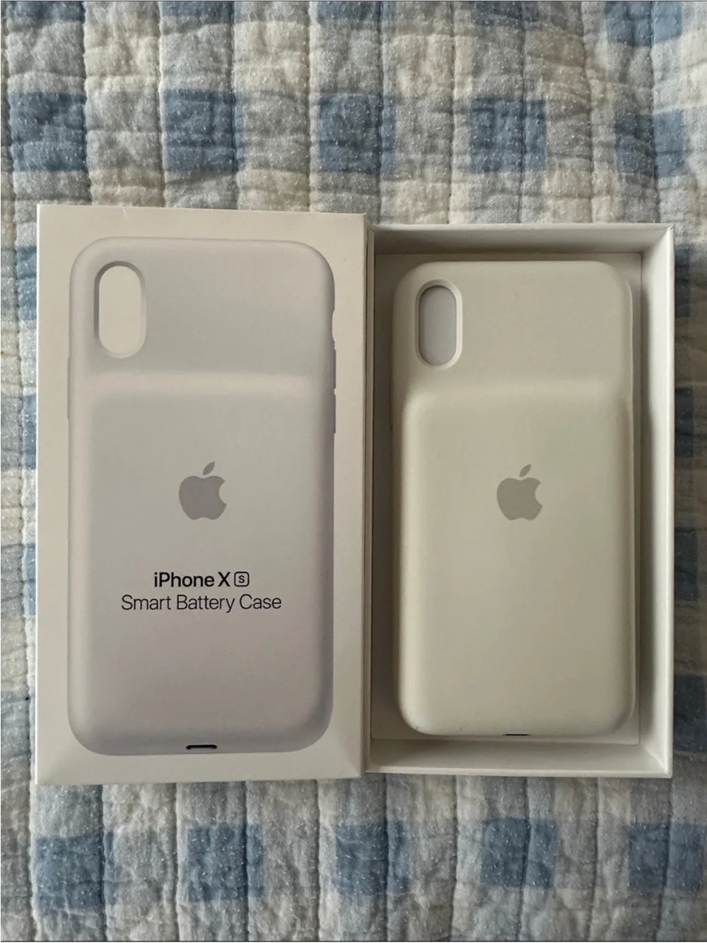 Apple iPhone X/XS White Smart Battery Charing Case